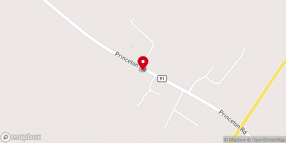 Map showing location of The Pentecostals of Hopkinsville