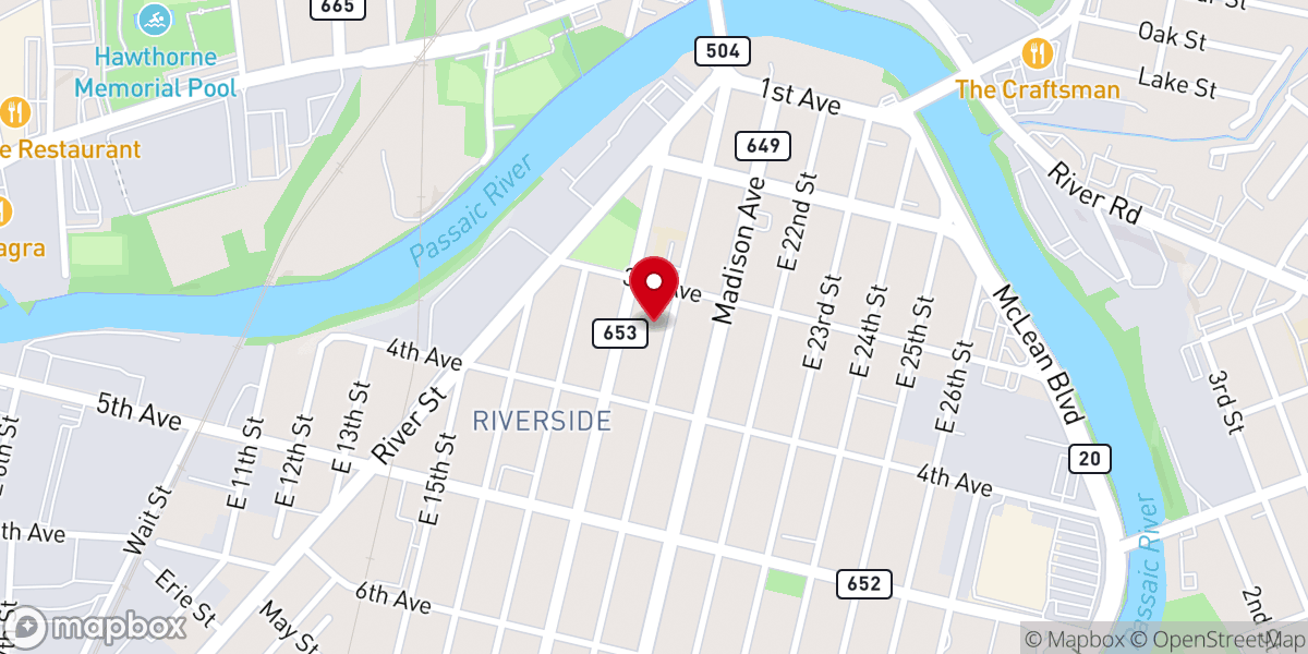Map showing location of Iglesia Puerta De Refugio/Door Of Refuge Church