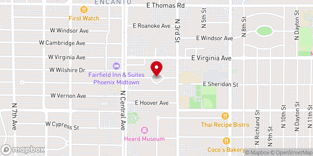 Map showing location of The Church of Jesus Christ of Latter-day Saints