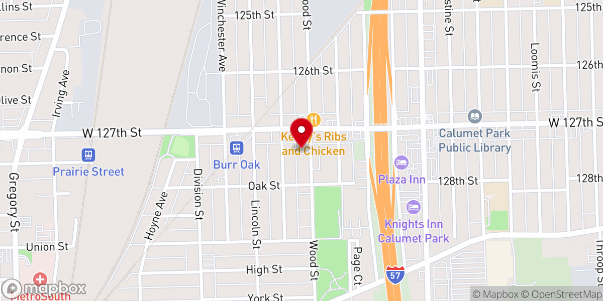 Map showing location of St Isidore Social Center