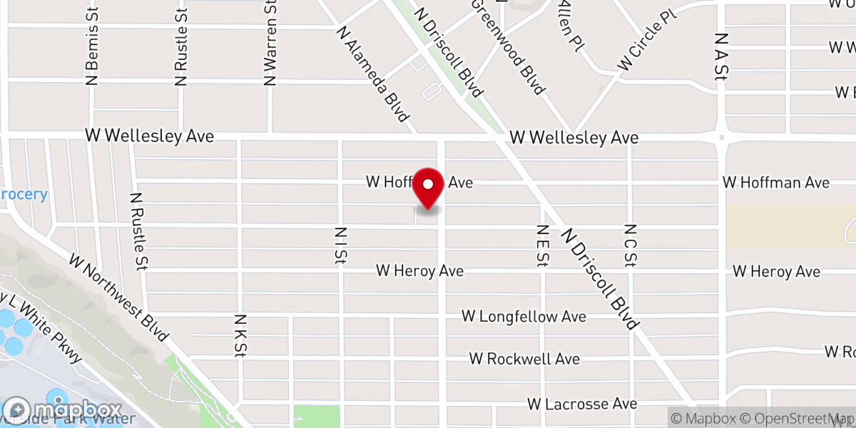 Map showing location of Covenant Christian School