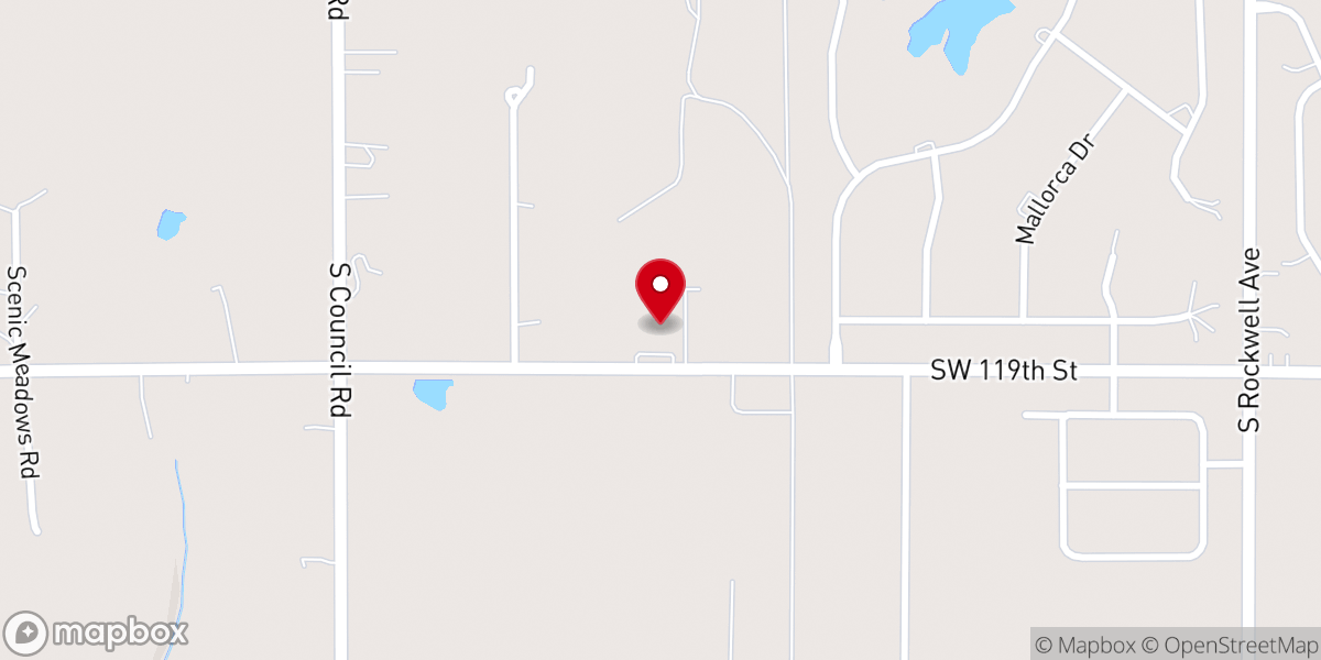Map showing location of South Lakes Church
