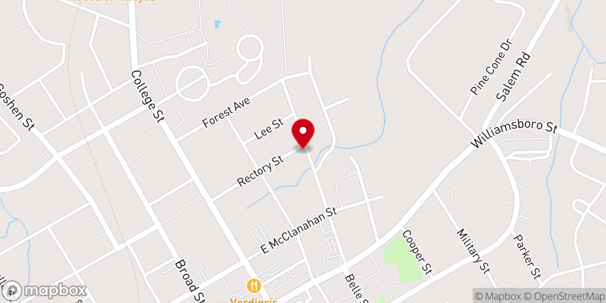 Map showing location of Mt Calvary Deliverance Cthdrl