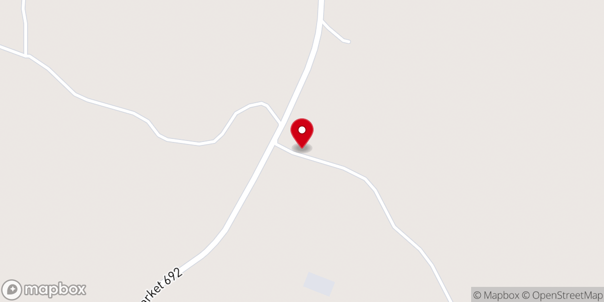 Map showing location of Emmanuel Baptist Church
