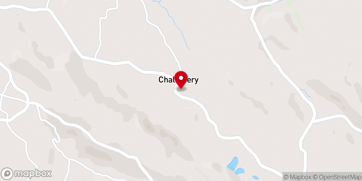 Map showing location of St. Pius X Church, Chalassery