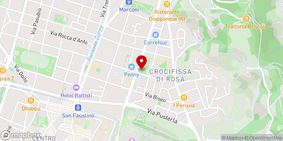 Map showing location of Parrocchia Santa Maria Crocifissa Di Rosa