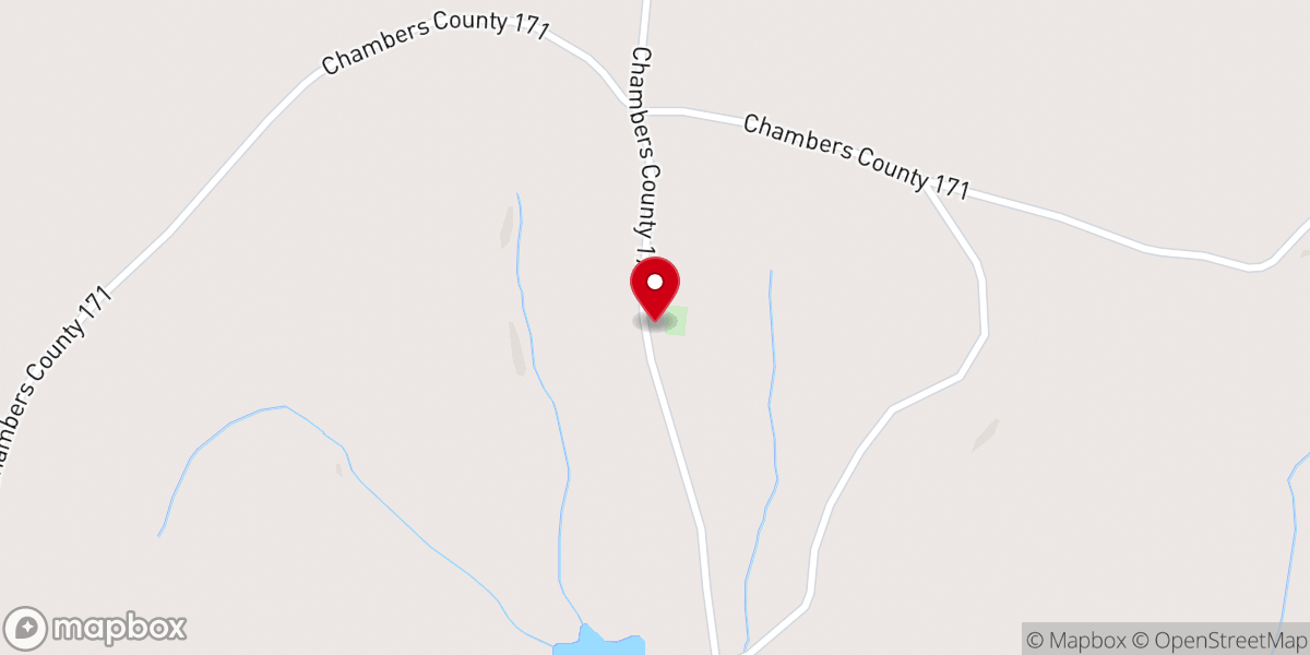 Map showing location of Lebanon Presbyterian Church