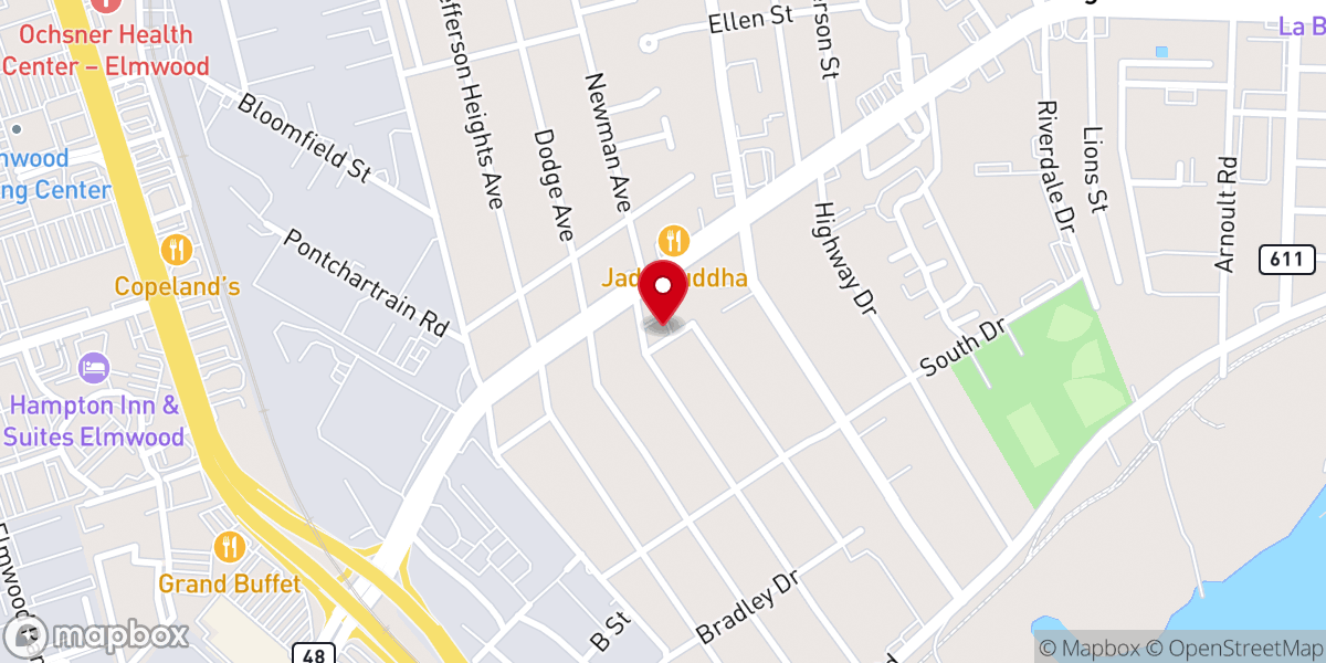 Map showing location of Ministerio Pentecostal Restauracion y Poder