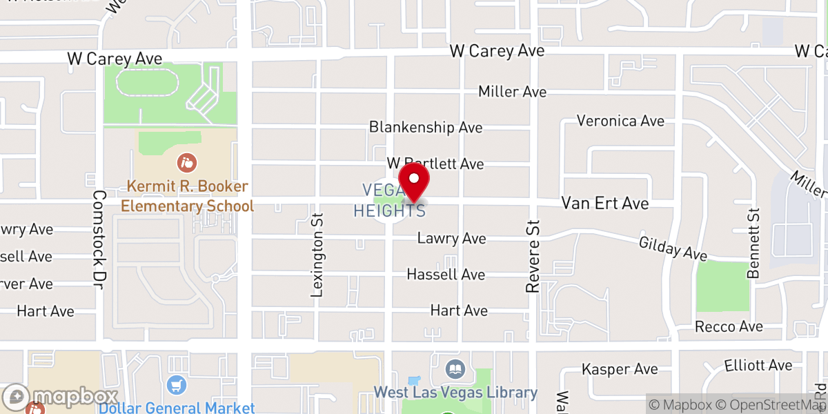 Map showing location of Greater Mt Sinai Missionary