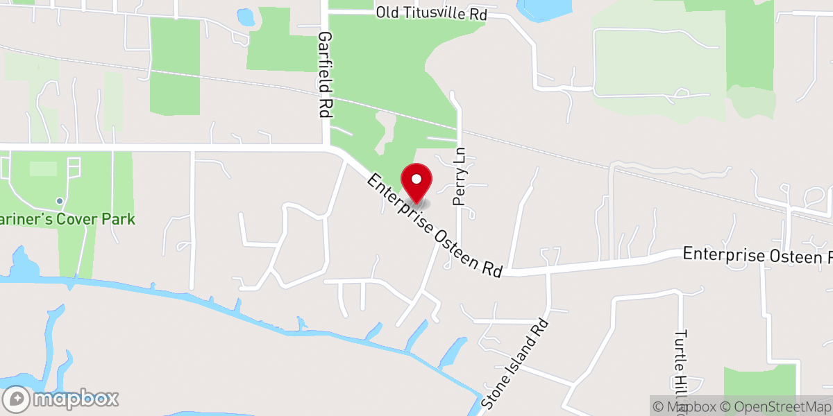 Map showing location of Saint Pauls Church