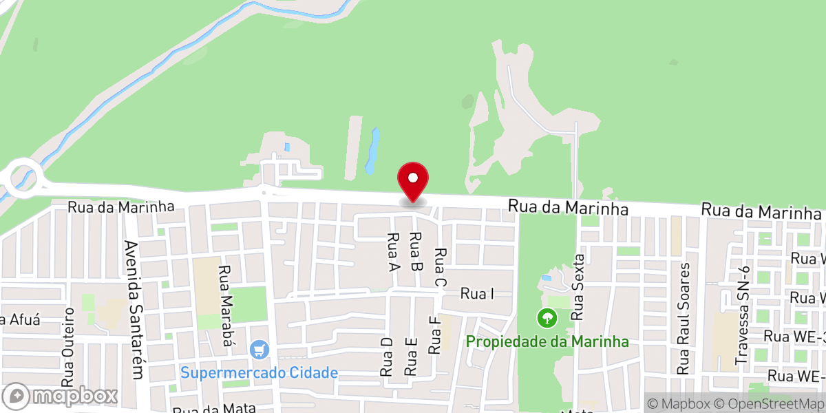 Map showing location of Igreja Batista Regular Porta Aberta