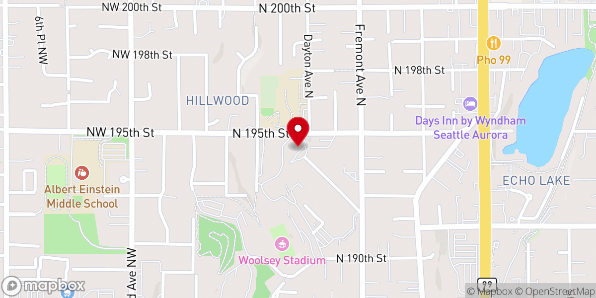 Map showing location of CRISTA Ministries