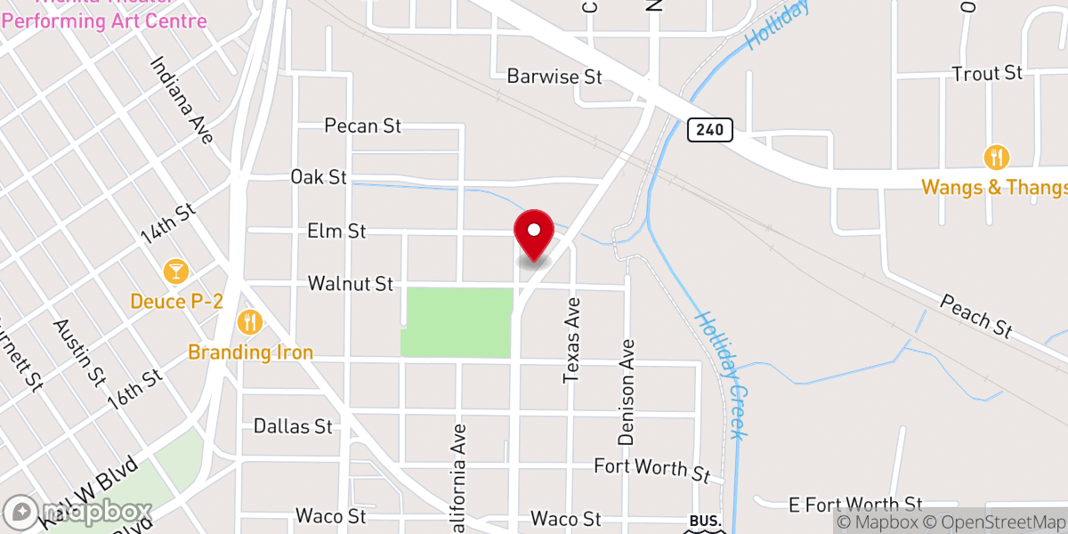 Map showing location of Miracle Church of God in Christ