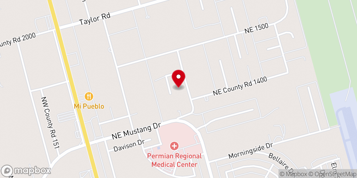 Map showing location of Maranatha Assembly of God Church