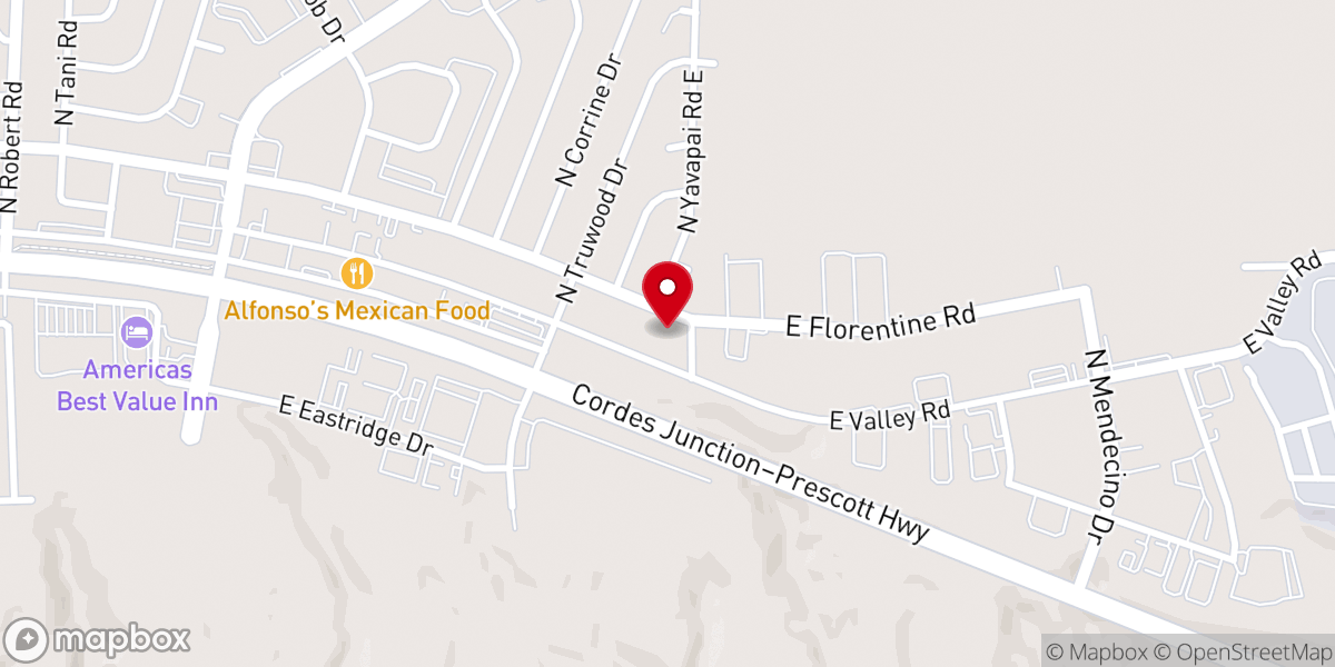 Map showing location of Firm Foundation Bible Church