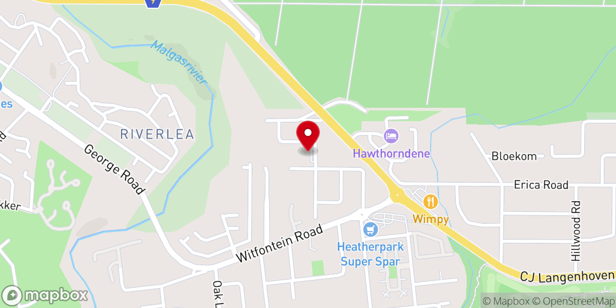 Map showing location of Victory Christian Church