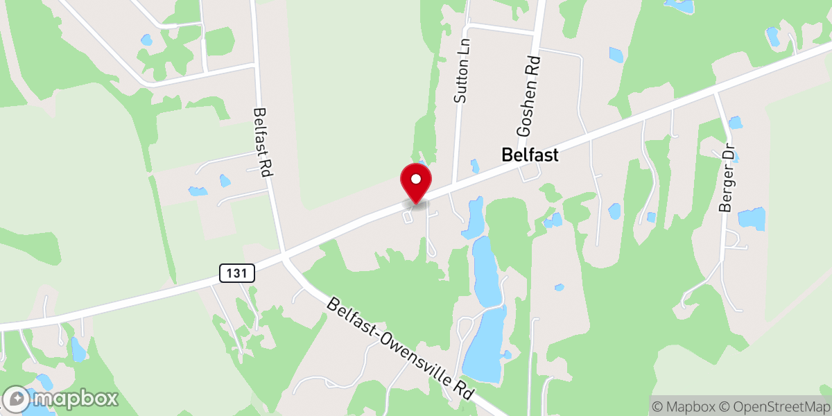 Map showing location of New Beginnings of Belfast
