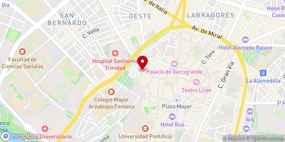 Map showing location of Catecumenium San Juan Bautista