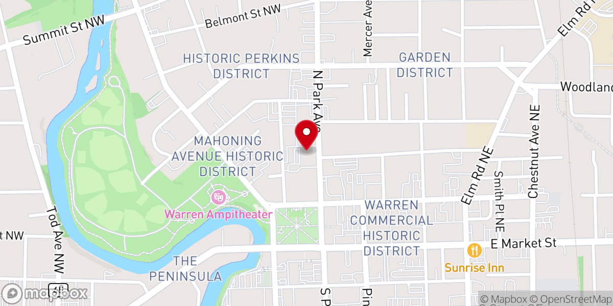 Map showing location of New Hope Community Church