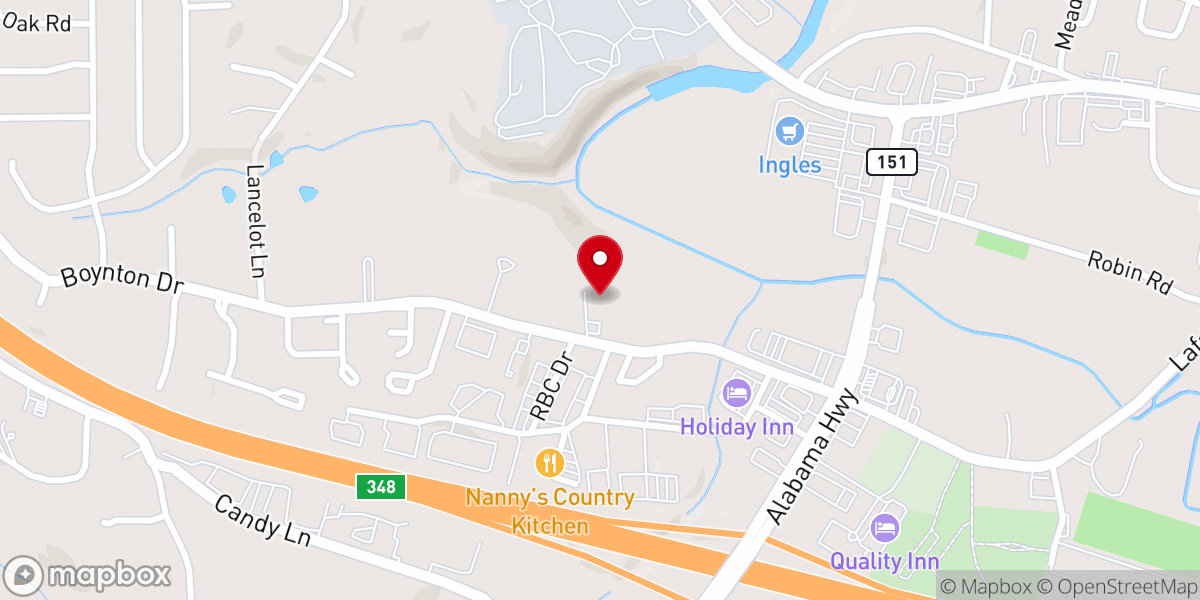 Map showing location of Ringgold | Providence Christian Academy