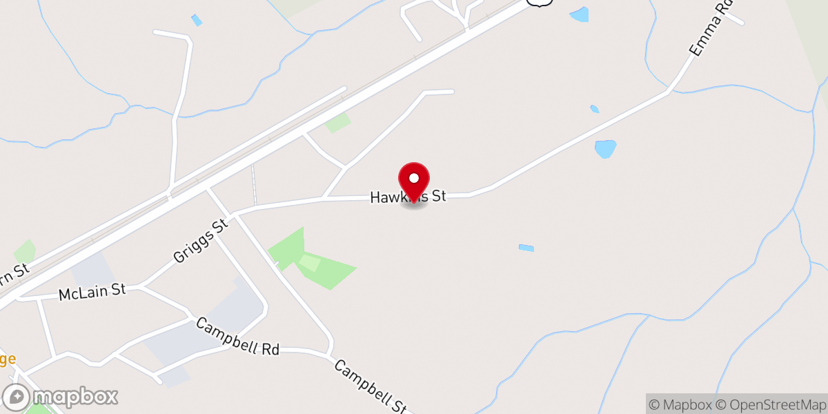 Map showing location of Frances Chapel