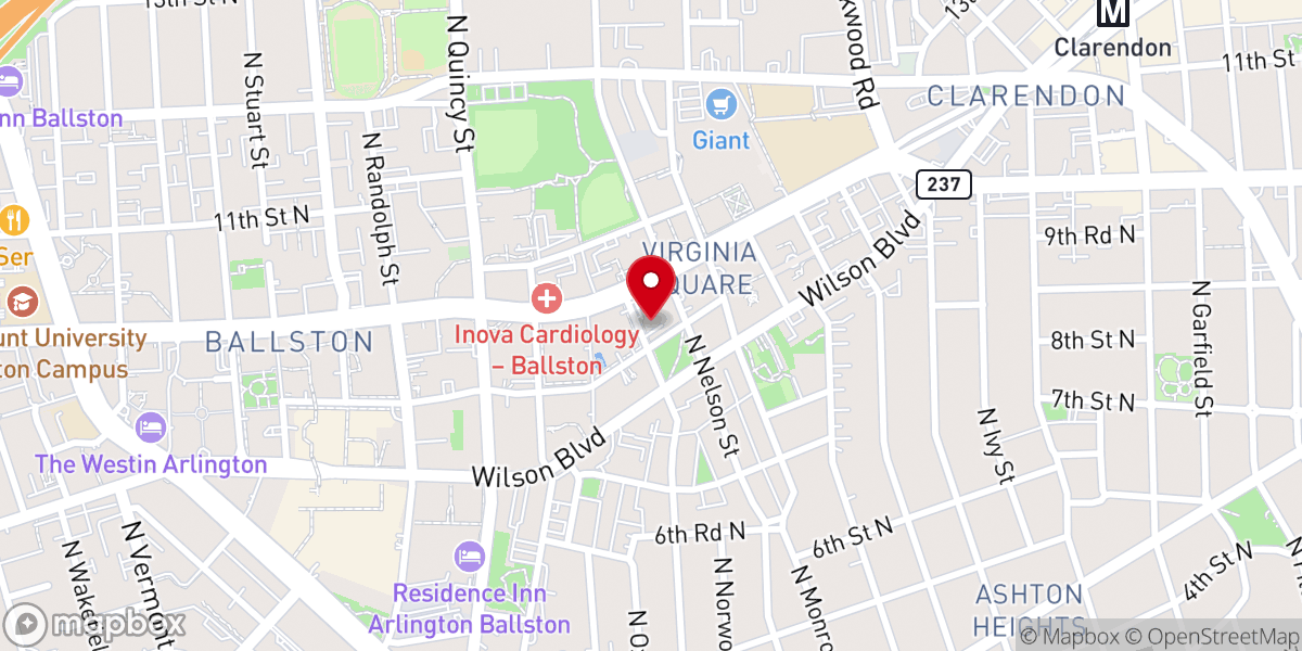 Map showing location of San Jose Episcopal Church