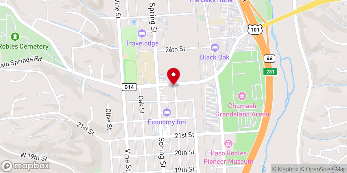 Map showing location of New Covenant Church of God