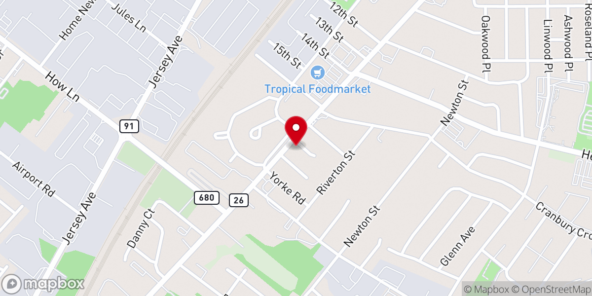 Map showing location of Iglesia Pentecostal Ciudad Fortificada