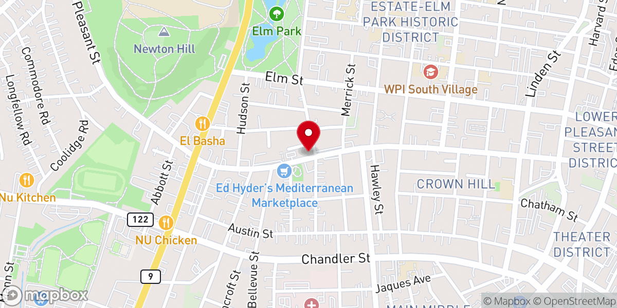 Map showing location of Victory In Christ Office