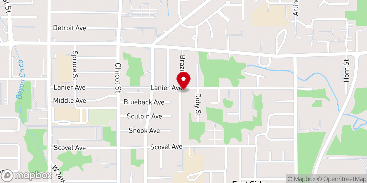 Map showing location of New Vision Church