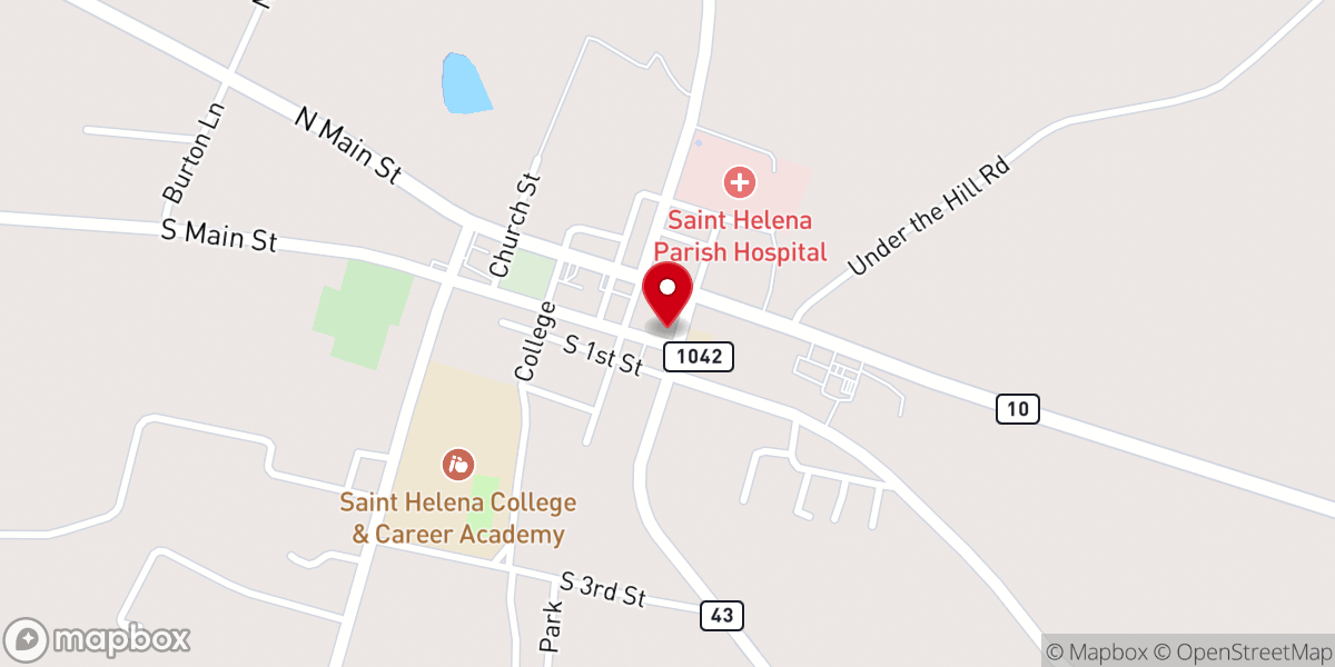 Map showing location of St Helena Parish Assessor