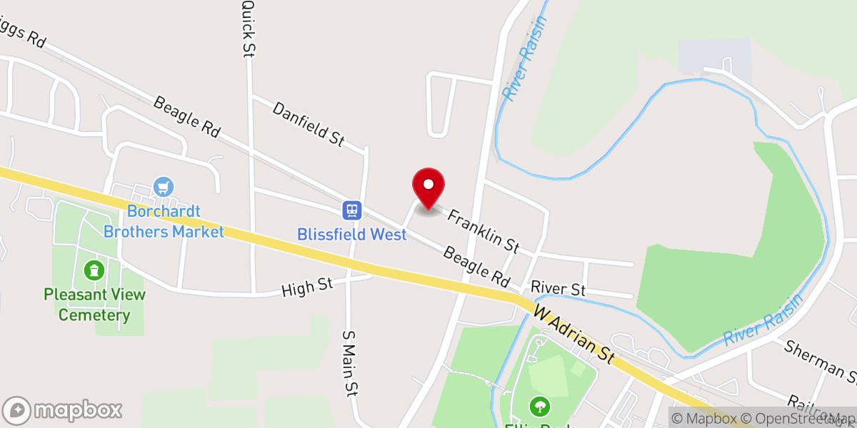 Map showing location of Solid Rock Missionary Church