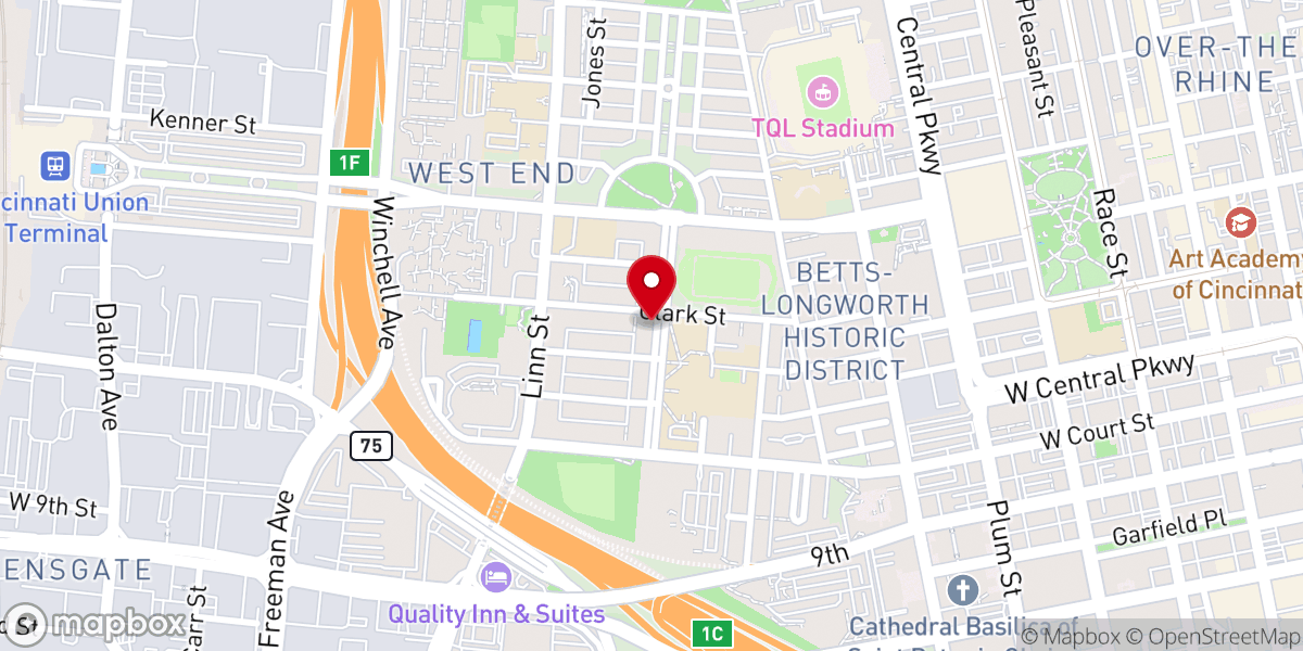 Map showing location of Bloc Ministries Inc