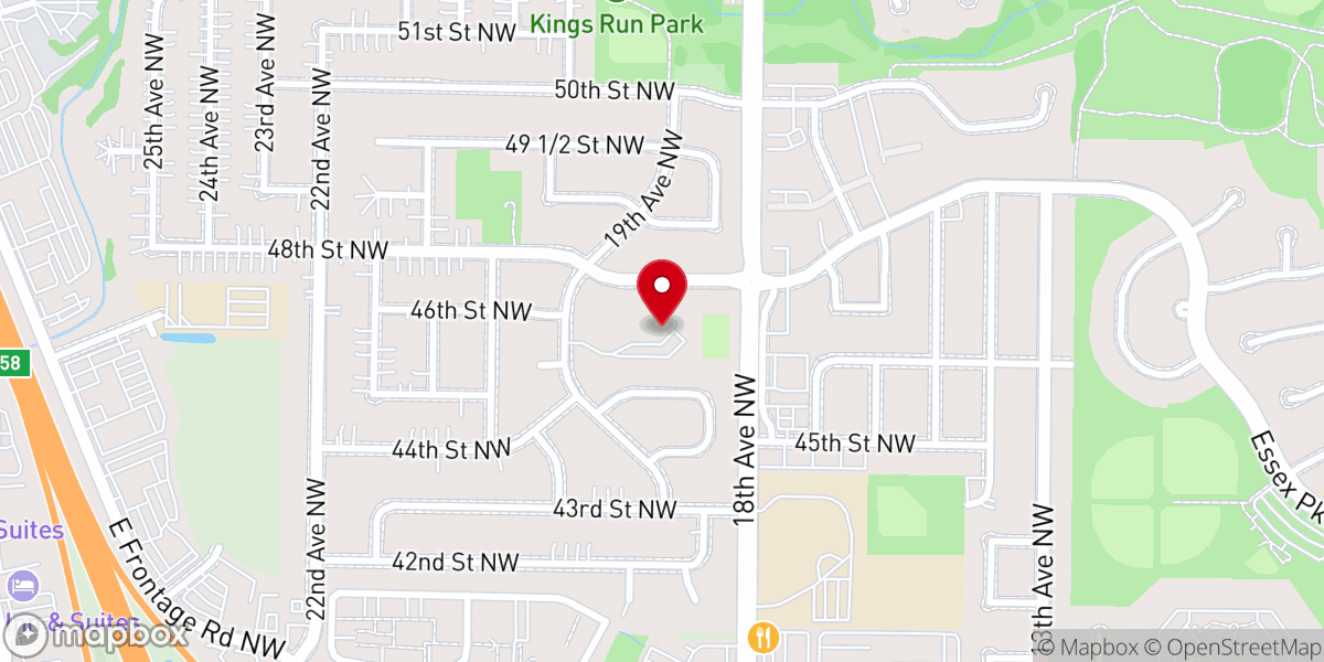Map showing location of Resurrection Lutheran Church