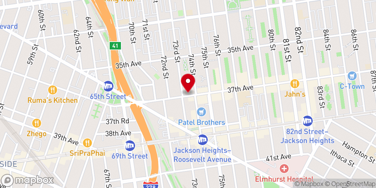 Map showing location of Fuchka Garden (Bhelpuri)