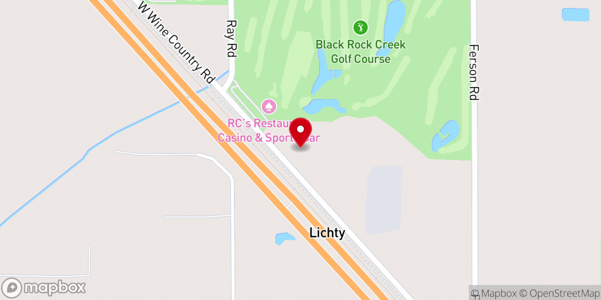 Map showing location of Ferson Jerry E