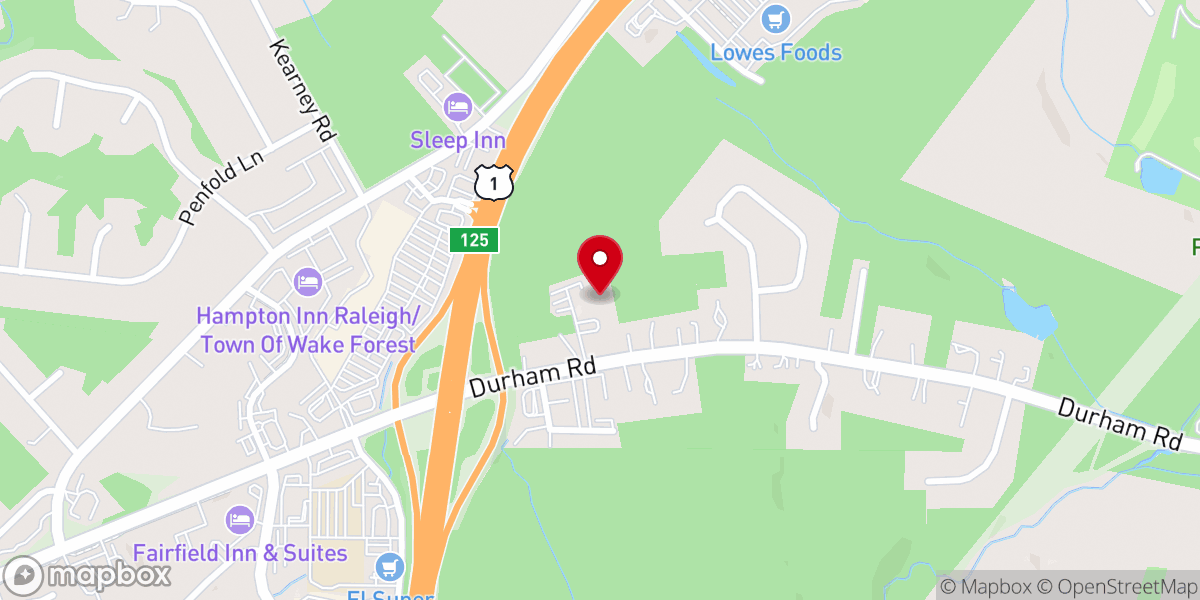 Map showing location of St John's Episcopal Church