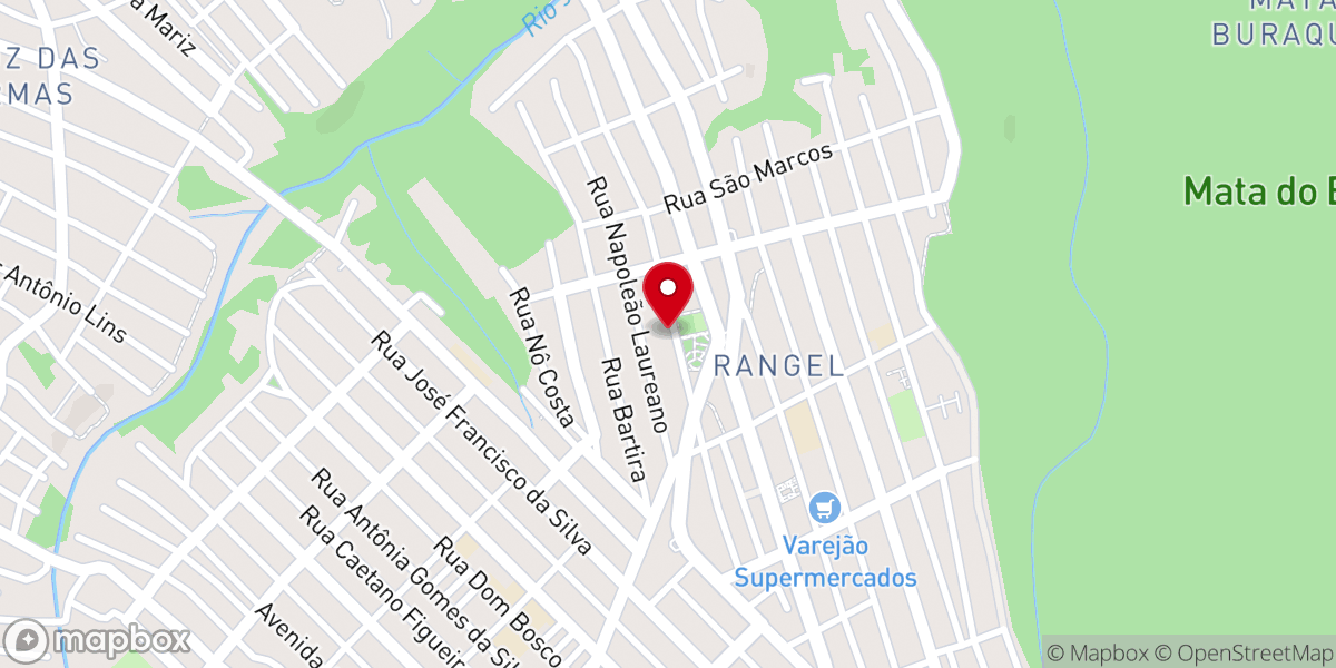Map showing location of Assembleia de Deus - Rangel - Sede Setor 01