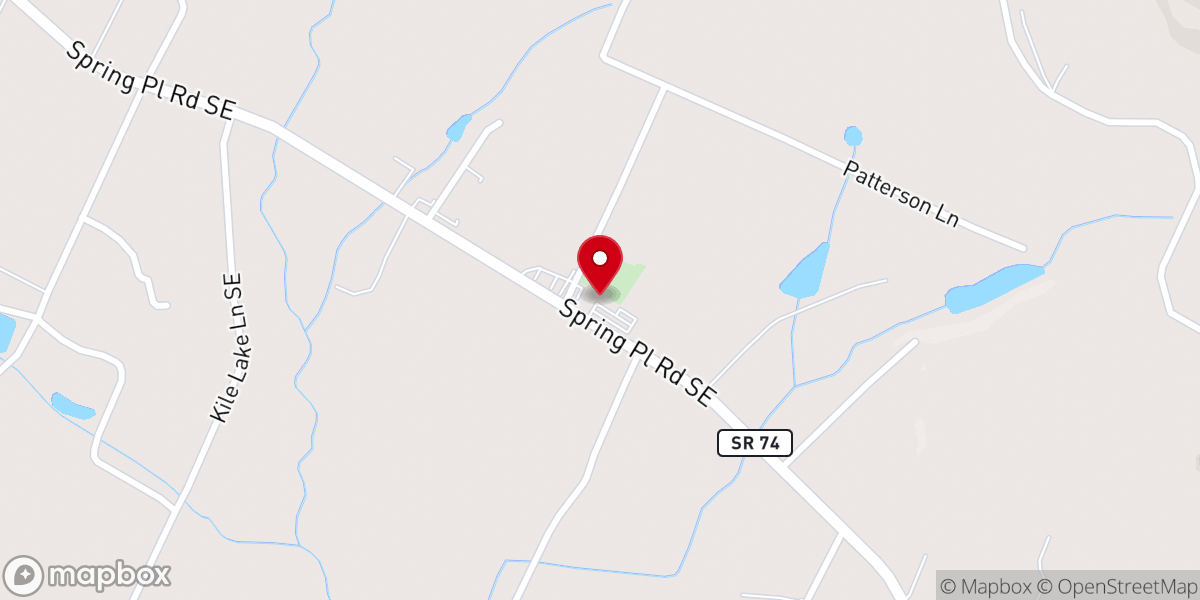 Map showing location of Macedonia Baptist Church