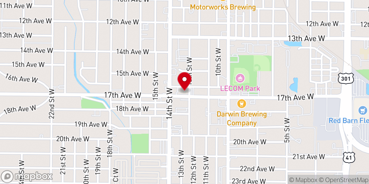 Map showing location of Harvest Chapel Christian Fellowship