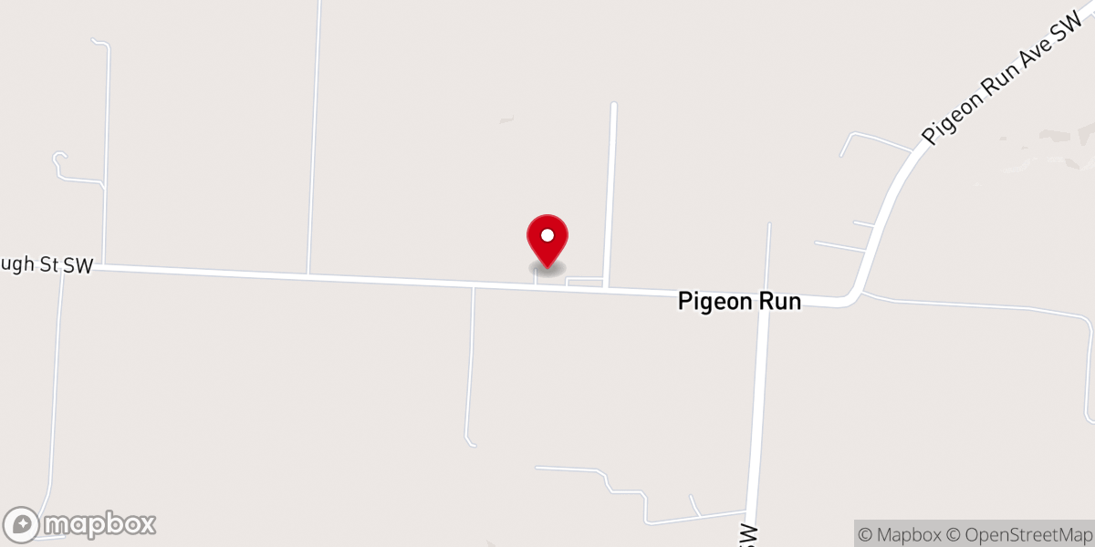 Map showing location of Newcomer's Chapel United Methodist Church