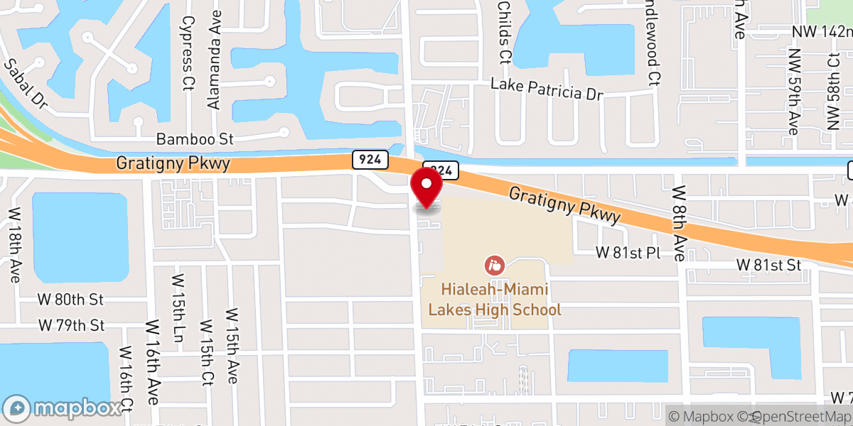 Map showing location of Northwest Spanish Baptist Church