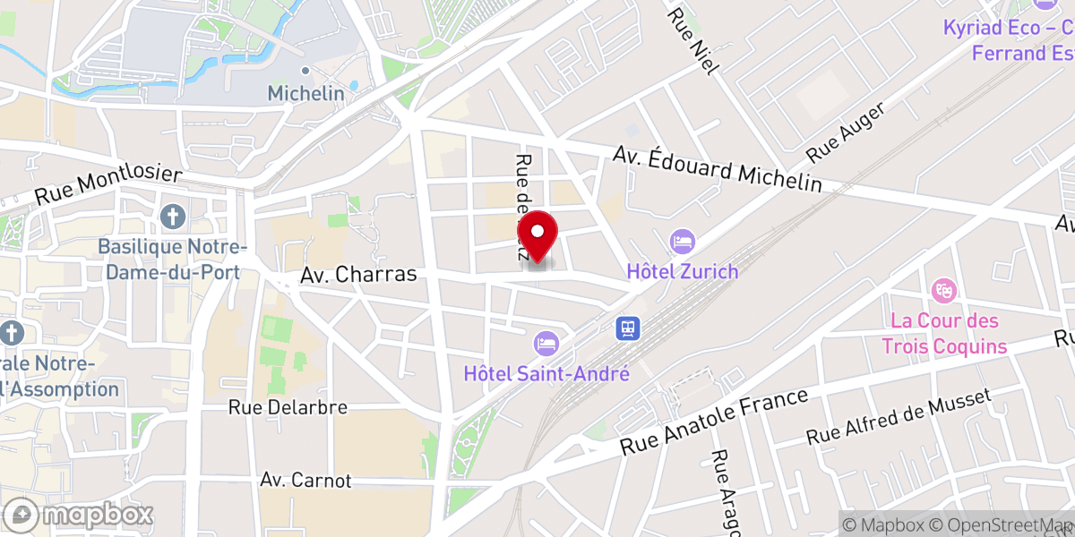 Map showing location of église Saint-Joseph
