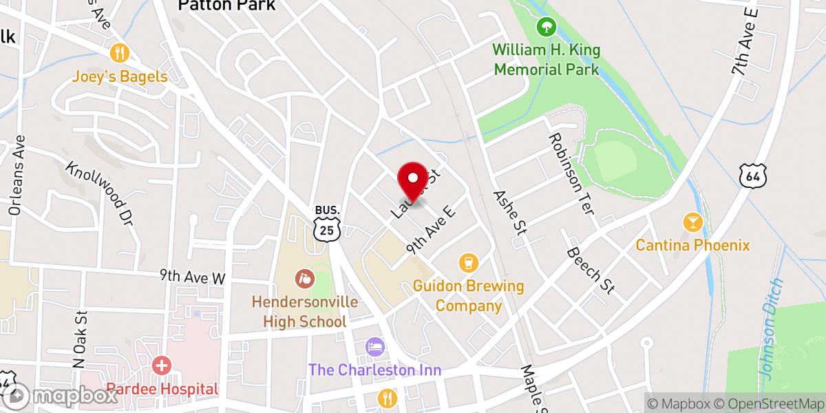 Map showing location of Iglesia Luz a las Naciones