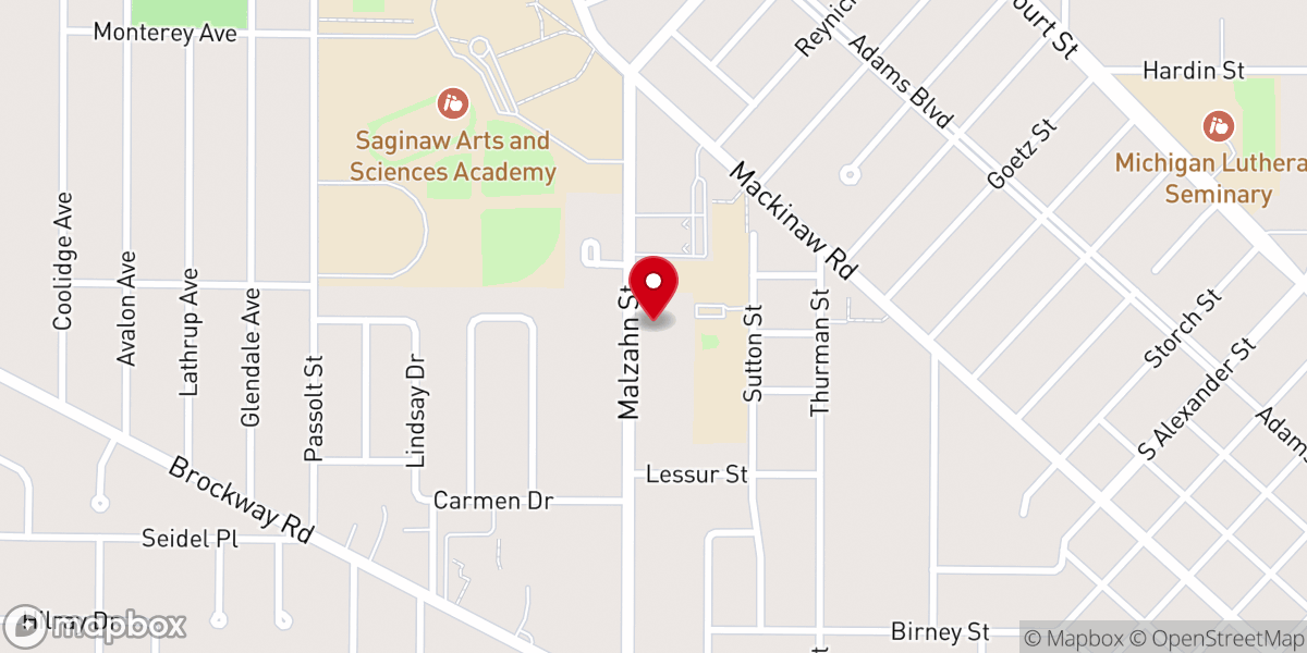 Map showing location of Acts2 Community Church