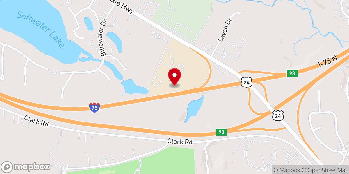 Map showing location of Jesus Sign