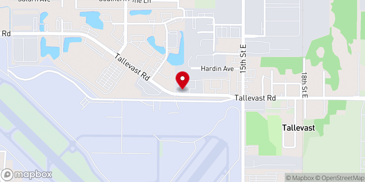 Map showing location of Church of Purpose Inc