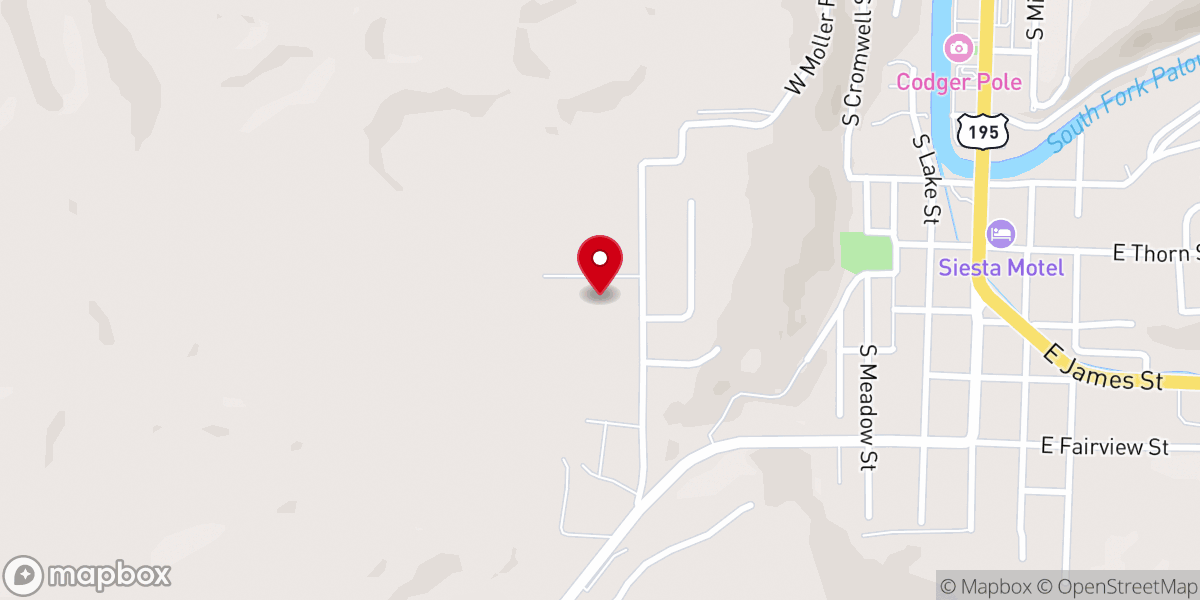 Map showing location of Catalyst Church Colfax - Hillcrest Campus