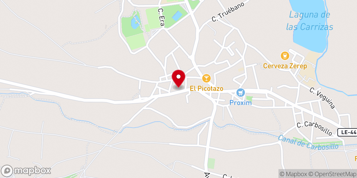 Map showing location of Iglesia de San Andrés del Rabanedo