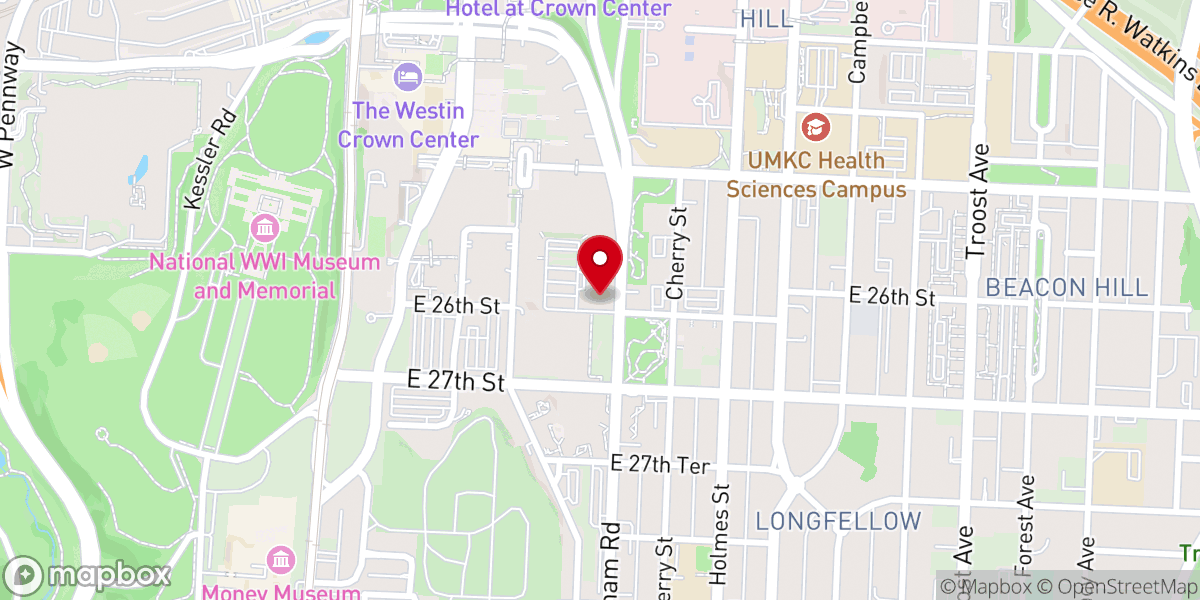 Map showing location of Our Lady of Sorrows Church